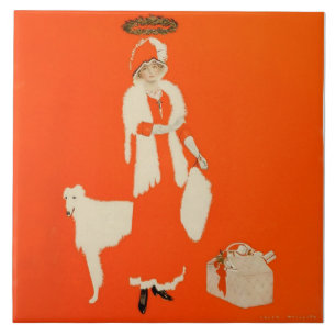 C Coles Phillips “Hedendaagse Heilige” Fadeaway Gi Tegeltje