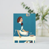 C Coles Phillips Hoesje van het Tijdschrift "Illus Briefkaart (Staand voorkant)