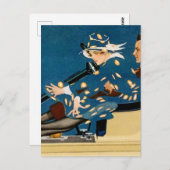 C Coles Phillips Hosiery Ad in  Roadster Briefkaart (Voorkant / Achterkant)