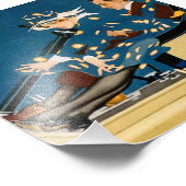 C Coles Phillips Hosiery-advertentie in vintage ro Foto Afdruk (Hoek)