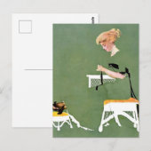 C Coles Phillips “Huisbanden” Fadeaway Girl Briefkaart (Voorkant / Achterkant)