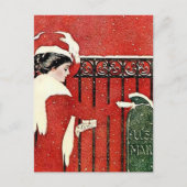 C Coles Phillips "kerstkaartje Mail" Briefkaart (Voorkant)