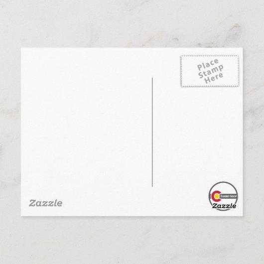 C Colorado Briefkaart (Achterkant)