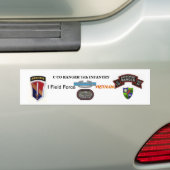 C Company RANGERS Vietnam Bumper Stiker Bumpersticker (Op auto)