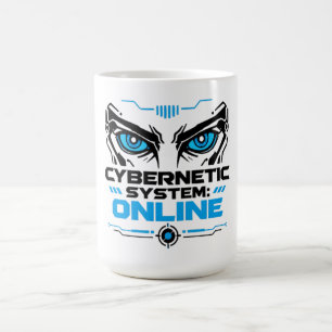 C cybernetisch Systeem Online Futuristische Roboto Koffiemok