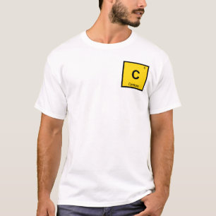 C - Cymbals Muziek Scheikunde Periodiek Systeem Sy T-shirt