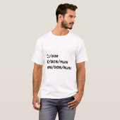 C:/Dos T-shirt (Voorkant volledig)
