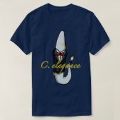 C elegance elegans science grappig t-shirt (Design voorkant)