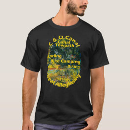 C en O Canal Towpath Great Allegheny Passage T-shirt