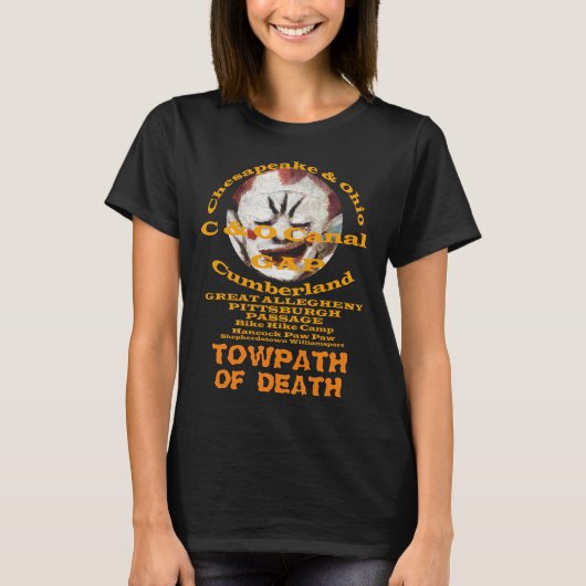 C en O Canal Towpath Great Allegheny Passage T-shirt (Voorkant)