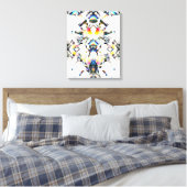 C-EP (Photonic abstractions remix) Canvas Afdruk (Insitu (Slaapkamer))