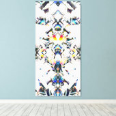 C-EP (Photonic abstractions remix) Canvas Afdruk (Insitu (Houten vloer))