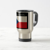 Č eská republika vlajka reisbeker (Voorkant rechts)