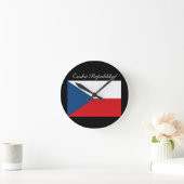 Č eská republika vlajka ronde klok (Huis)