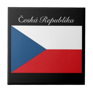 Č eská republika vlajka tegeltje