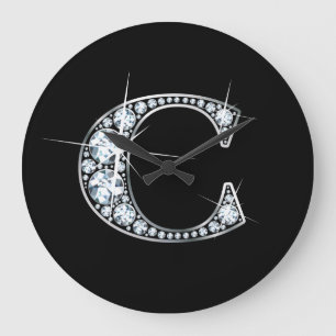 C Faux- het Monogram van de "Diamant" Grote Klok