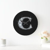 C Faux- het Monogram van de "Diamant" Grote Klok (Huis)
