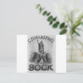 C. Feigenspan's Bock Beer 1887 Briefkaart (Staand voorkant)