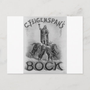 C. Feigenspan's Bock Beer 1887 Briefkaart