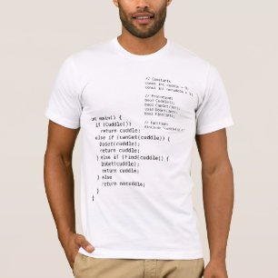 C++ geeky volledige knuffelprogramma shirt