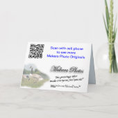 C. Geese-customize om het even welke gelegenheid Kaart (Achterkant)