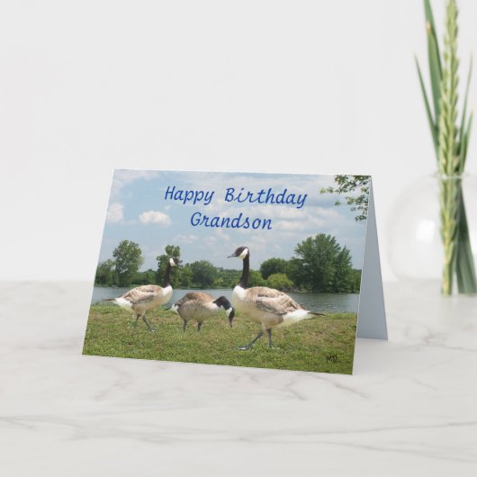 C. Geese-customize om het even welke gelegenheid Kaart (Voorkant)