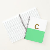 C Gouden Initialen Notitieboek (Binnen)
