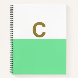 C Gouden Initialen Notitieboek