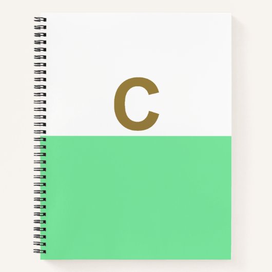 C Gouden Initialen Notitieboek (Voorkant)