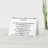 c-Grizzly Beer-200-o Feestdagen Kaart (Achterkant)