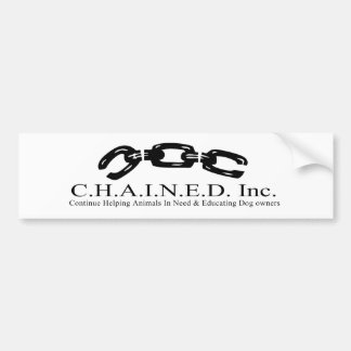 C.H.A.I.N.E.D. Inc. Logo Bumpersticker