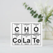 C-H-O-Co-La-Te (chocolade) - volledig Briefkaart (Staand voorkant)