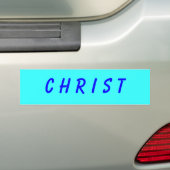 C H R I S T BUMPERSTICKER (Op auto)