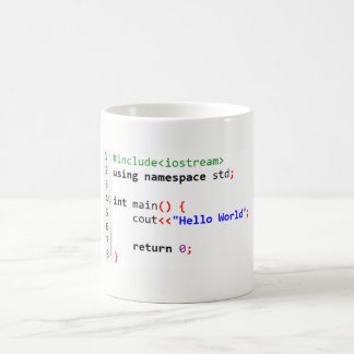 C++ Hallo World Coffee-Mok Koffiemok