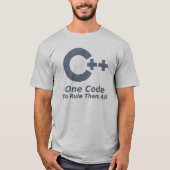C++ Humor T-shirt (Voorkant)