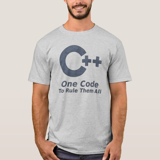 C++ Humor T-shirt (Voorkant)