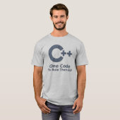 C++ Humor T-shirt (Voorkant volledig)