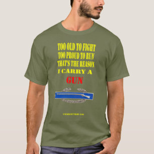 C.I.B., TE OUD OM TE VECHTEN, TE TROTS OM TE RENNE T-SHIRT