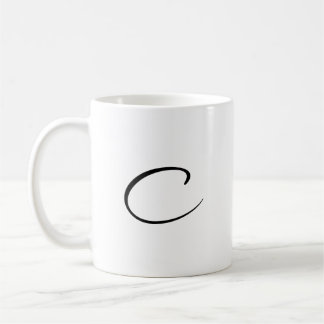 C initiaal Accent Coffee Mok-Moederdag Gift-Gift Koffiemok