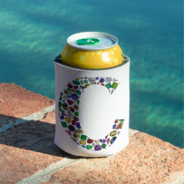 C Initiaal Gem-ontwerp Blikjeskoeler