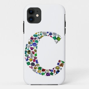 C Initiaal Gem-ontwerp Case-Mate iPhone Case