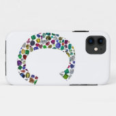 C Initiaal Gem-ontwerp Case-Mate iPhone Case (Achterkant (horizontaal))