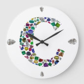 C Initiaal Gem-ontwerp Grote Klok (Voorkant)