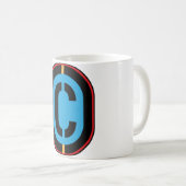 C Initiaal Mok Monogram (Voorkant rechts)