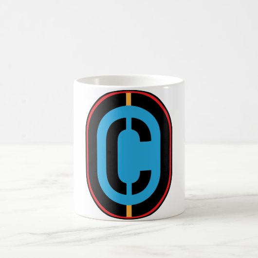 C Initiaal Mok Monogram (Center)