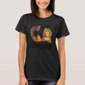C Is For Counselor Leopard Pumpkin Fall Thanksgivi T-shirt (Voorkant)