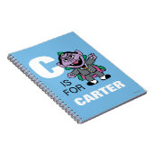 C is for Count von Count | Add Your Name Notitieboek (Rechterzijde)