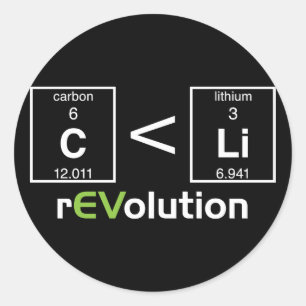 C is minder dan Li Ronde Sticker