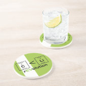 C is minder dan Li Zandsteen Onderzetter (Zijkant)