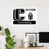 C is voor advies poster (Thuiskantoor)